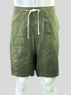 Vince Men's Lightweight Hemp Shorts | Size XL | Green | NWOT